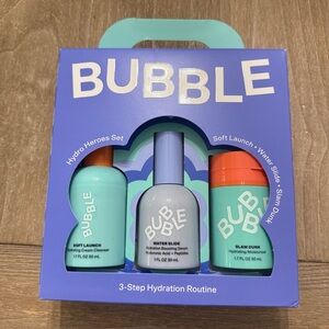 Bubbles Hydro Heroes 3PC set (4 step hydration routine) skincare beauty gift